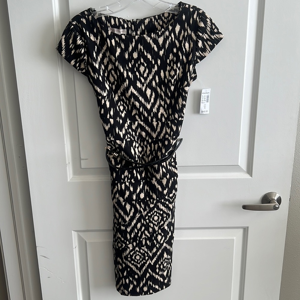 Black and white dress